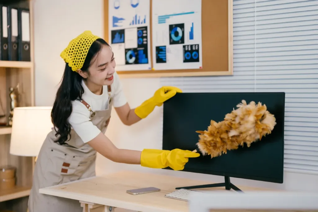 Using dirty cleaning tools spreads germs instead of removing them.